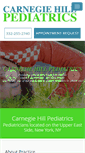 Mobile Screenshot of carnegiehillpediatrics.com